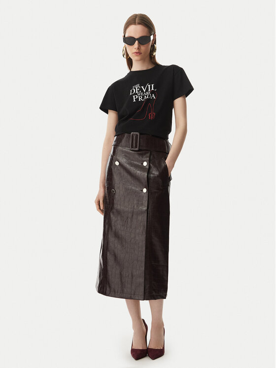 Rinascimento Rinascimento T-Shirt CFC0129302003 Schwarz Regular Fit