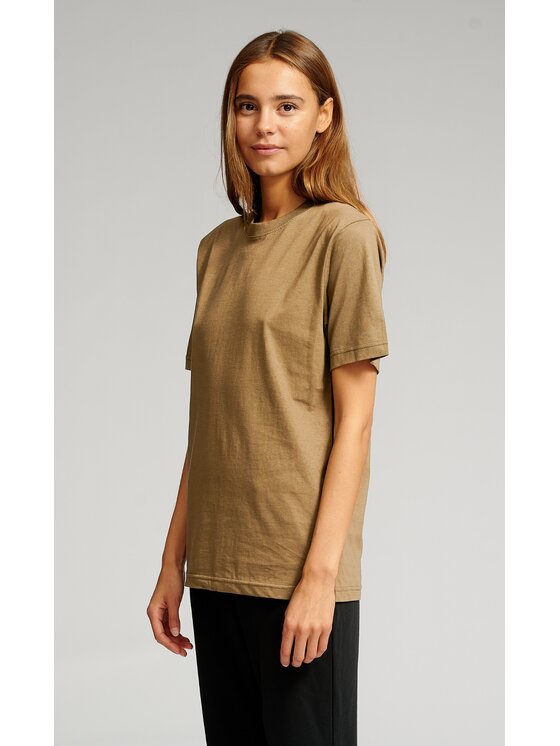 TeeShoppen TeeShoppen T-Shirt 'Oversized Collection' Khaki Oversize