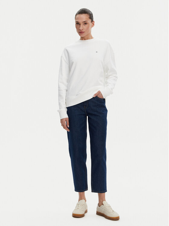 Calvin Klein Calvin Klein Bluza K20K208092 Biały Regular Fit