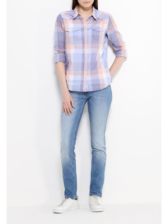 Lee Lee Jeansy JADE Niebieski Slim Fit