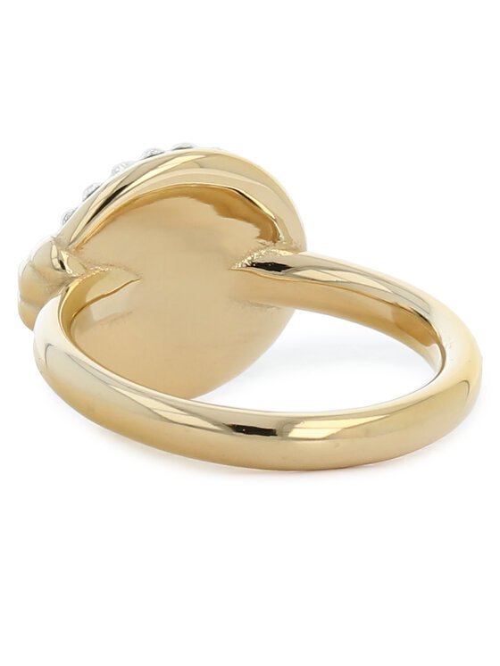 Guess Guess Inel JUBR04 055JW Placat cu aur galben