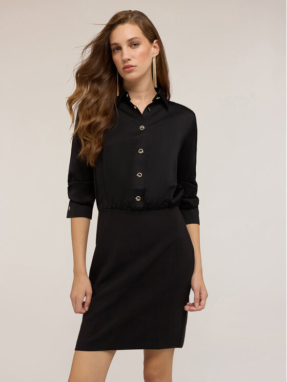 Motivi Motivi Vestito da giorno 7032Q003441N033 Nero Regular Fit