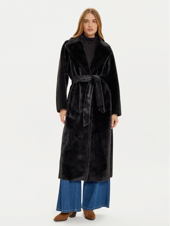 Guess Zimný kabát Ada W4BL02 WGHM0 Čierna Regular Fit