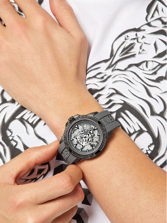 Plein Sport Plein Sport Uhr Touchdown Camo PSFBA0223 Grau