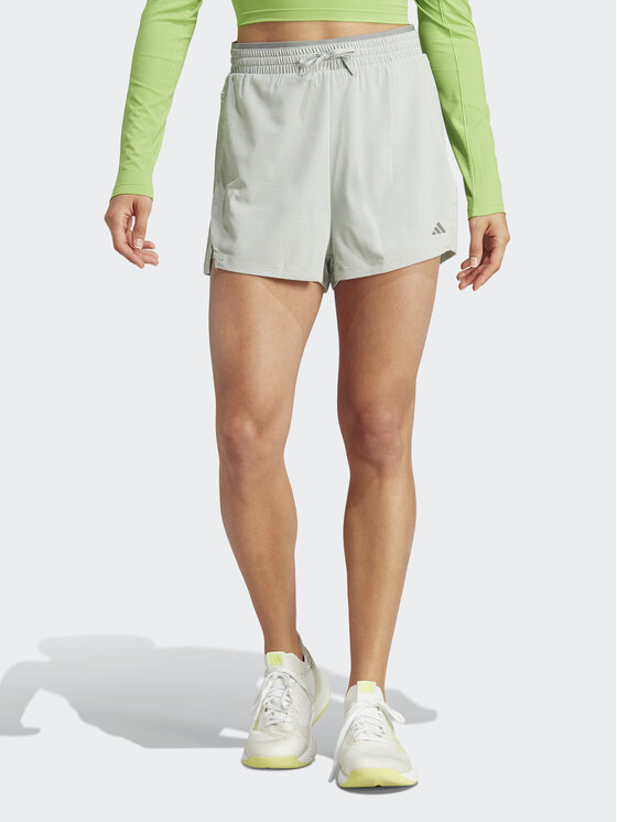 Női Sport rövidnadrág adidas, Méret: L, Szürke, HIIT HEAT.RDY Two-in-One IL9277