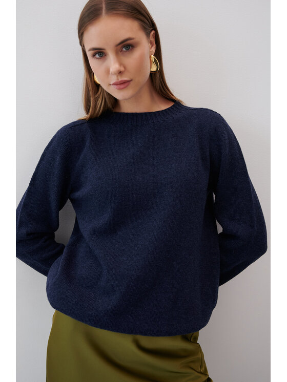Fobya Damski Sweter, rozmiar XL, Granatowy, F2051