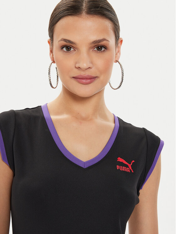 Puma Puma Rochie de zi DUA LIPA 536632 Negru Regular Fit