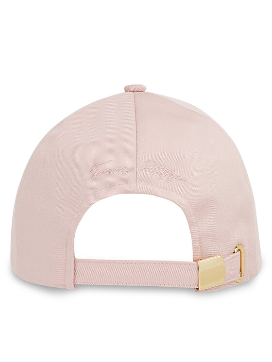 Tommy Hilfiger Tommy Hilfiger Шапка с козирка Elevated Chic Soft Cap AW0AW17138 Розов