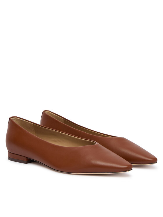 LAUREN RALPH LAUREN LAUREN RALPH LAUREN Balerinke Audri 802P18411004 Rjava