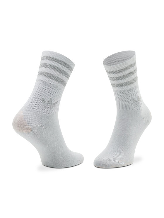 adidas adidas Довгі шкарпетки Mid Cut Glt Sck HK0300 Білий