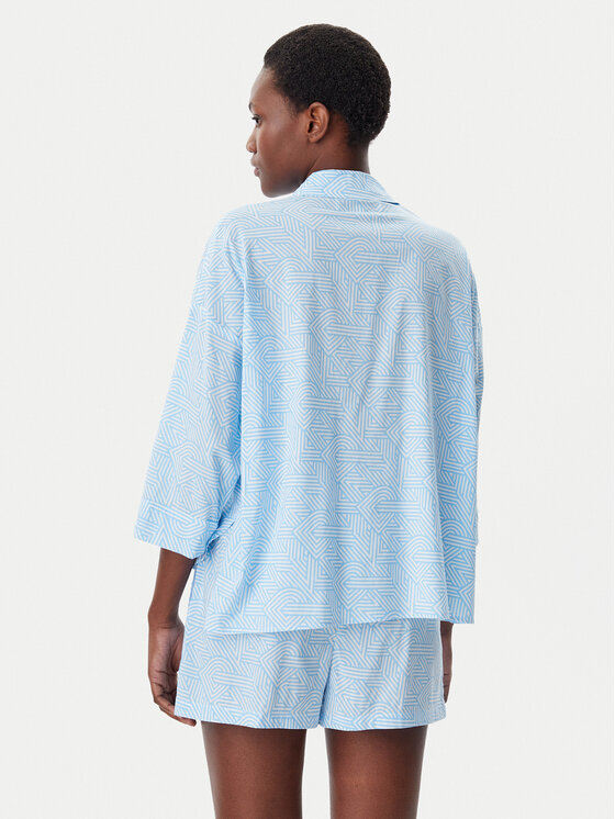 DKNY DKNY Pyžamo YI50046 Modrá Regular Fit