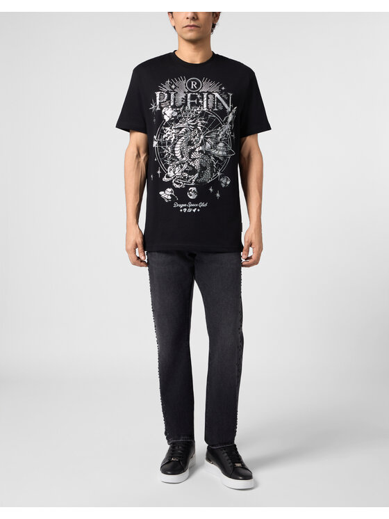 PHILIPP PLEIN PHILIPP PLEIN T-Shirt 31075 Czarny Regular Fit