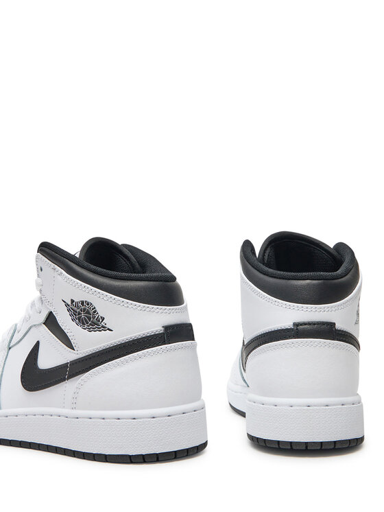 Nike Nike Сникърси Air Jordan 1 Mid (GS) DQ8423 132 Бял