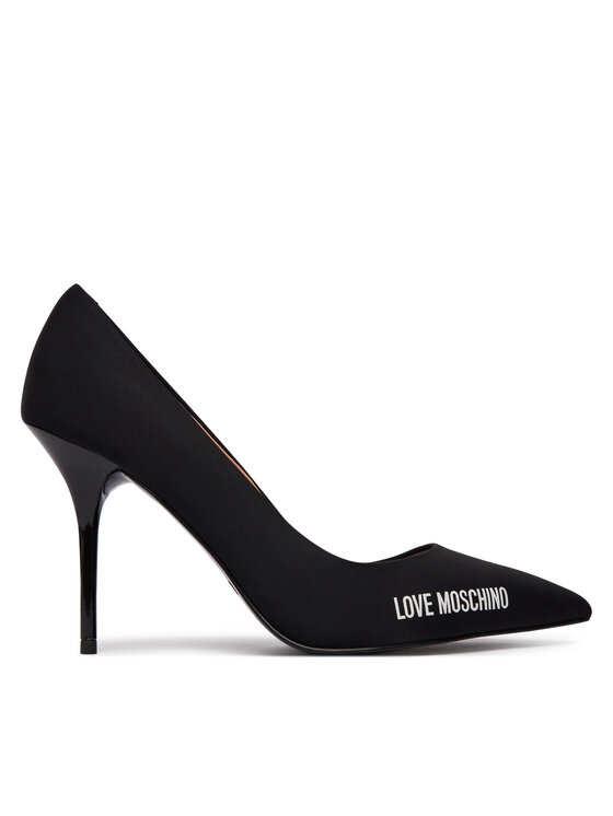 LOVE MOSCHINO Pantofi cu toc subțire JA10299G1OIM0000 Negru