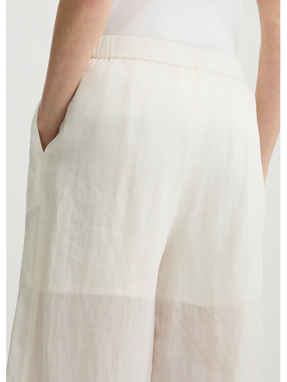 Liu Jo Liu Jo Spodnie materiałowe WA5484T686210701 Biały Regular Fit