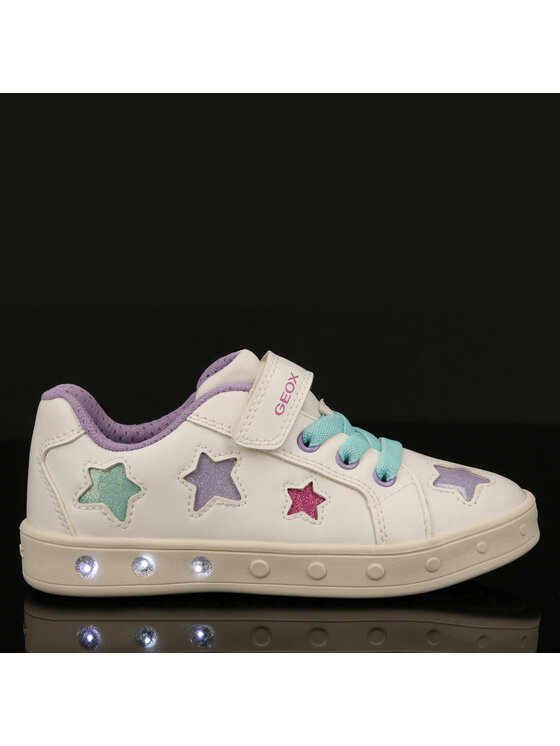 Geox Geox Sneakersy J Skylin J558WB 0BCKC C0653 S Biały