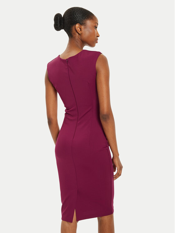 Rinascimento Rinascimento Coctailkleid CFC0119757003 Dunkelrot Slim Fit