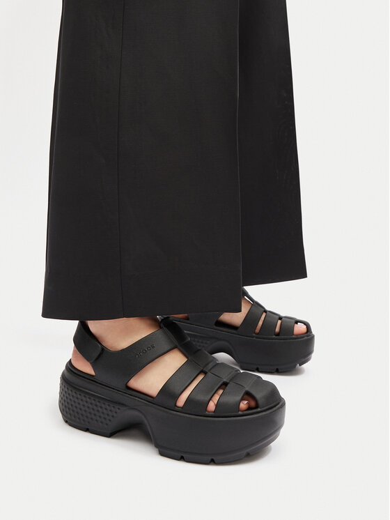 Crocs Crocs Sandale Stomp Fisherman Sandal 209938 Negru