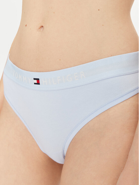 Tommy Hilfiger Tommy Hilfiger Stringi UW0UW04146 Gaiši zils