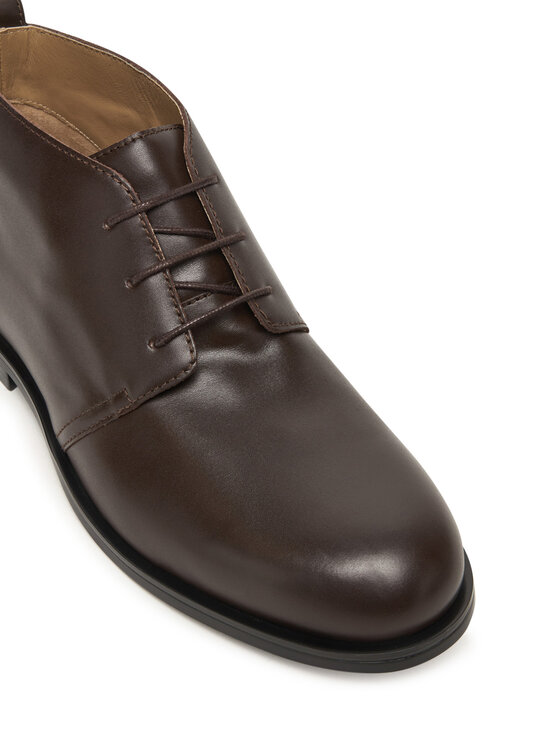Calvin Klein Calvin Klein Trzewiki Ess Rubber Desert Boot Lth HM0HM01979 Brązowy