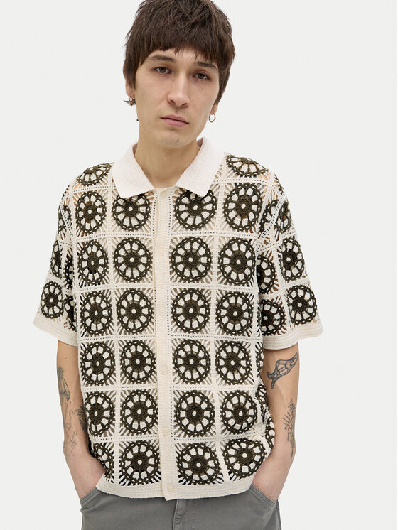 Jack&Jones Jack&Jones Πουκάμισο Cartagena 12278724 Μπεζ Loose Fit