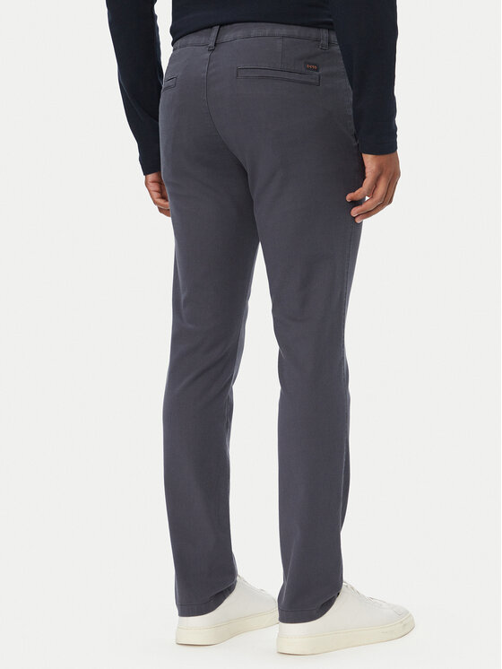 BOSS BOSS Chinos kelnes 50566715 Tamsiai mėlyna Slim Fit