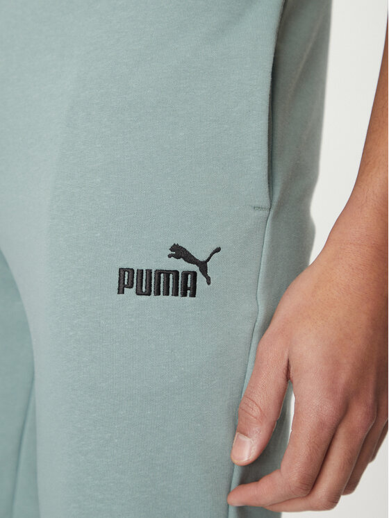 Puma Puma Спортивні штани Ess No. 1 Logo 682609 Зелений Regular Fit