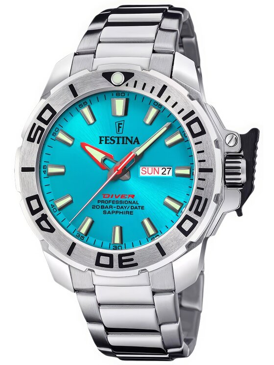 Festina Festina Zegarek FESTINA 20665/6 Niebieski