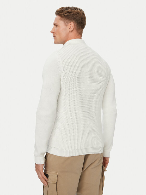 Aeronautica Militare Aeronautica Militare Пуловер 262MA1572UL00409 Бял Regular Fit
