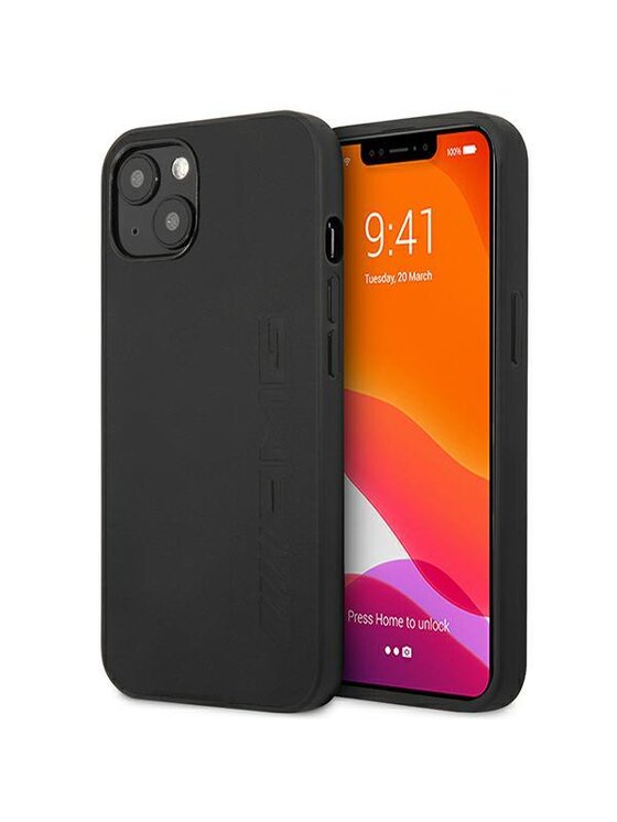 Etui na telefon Mercedes AMG Petronas F1, Czarne, iPhone 14