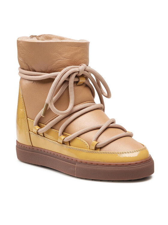 Inuikii Inuikii Апрески Gloss Wedge 70203-006 Бежов