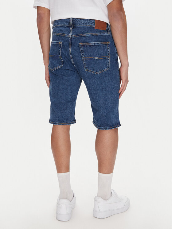 Tommy Jeans Tommy Jeans Jeans kratke hlače Ryan DM0DM21851 Modra Slim Fit