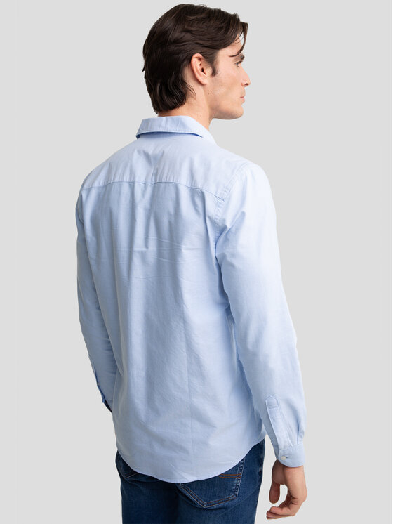 BIG STAR BIG STAR Koszula TRIXI Niebieski Basic Fit