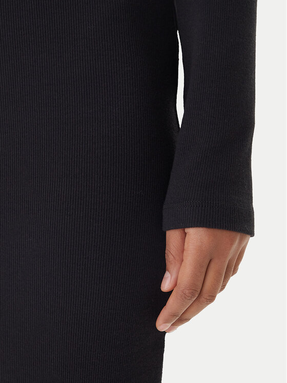 Tommy Jeans Tommy Jeans Kleid für den Alltag DW0DW21915 Schwarz Slim Fit