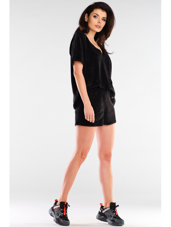 Awama Awama Szorty A418 Czarny Basic Fit