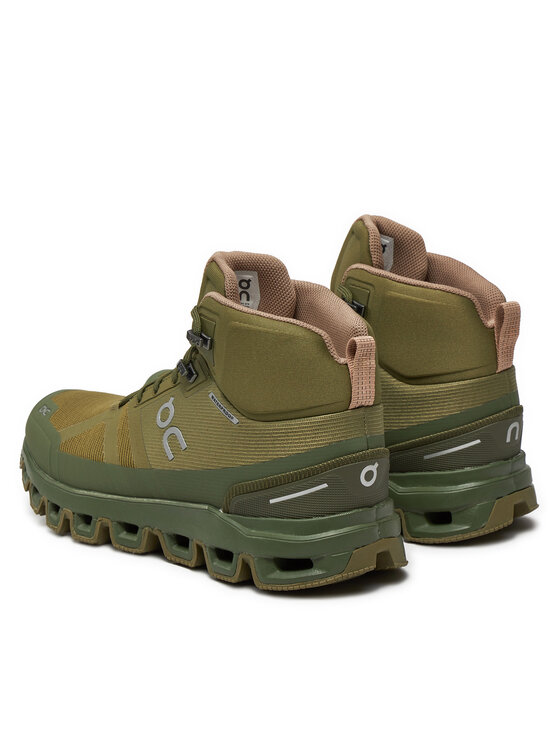 On On Pārgājienu apavi Cloudrock Waterproof 2399245 Zaļš