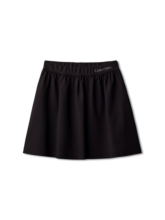 Calvin Klein Calvin Klein Szoknya Punto Milano LVCKSJC20G Fekete Regular Fit
