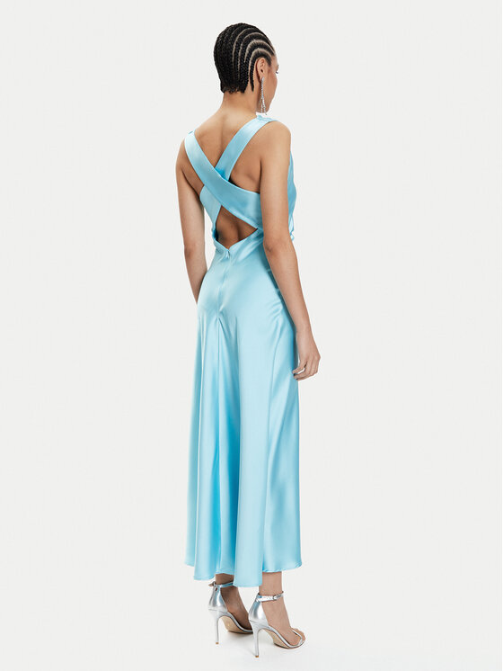 Imperial Imperial Kokteiļkleita AEQJHBA Gaiši zils Slim Fit