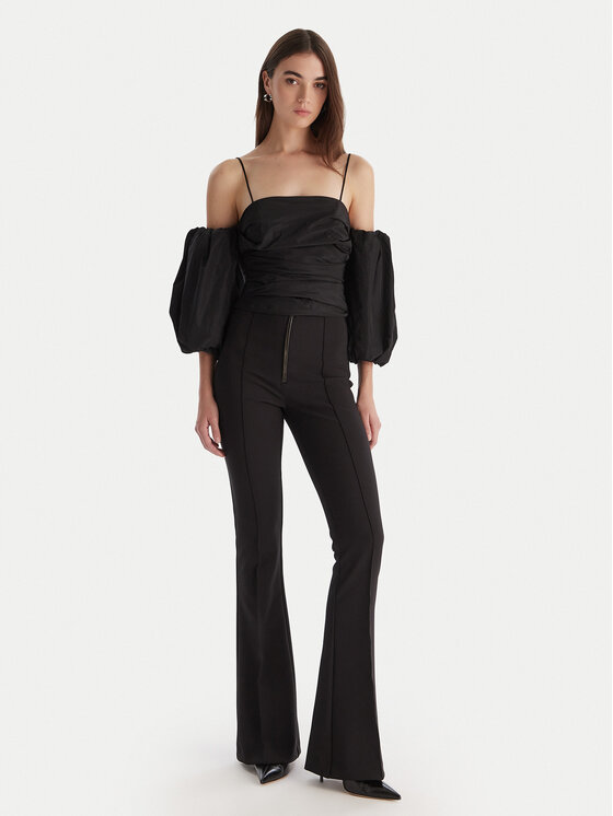 PINKO PINKO Bluză Taffeta 105552 Y3LE Negru Regular Fit