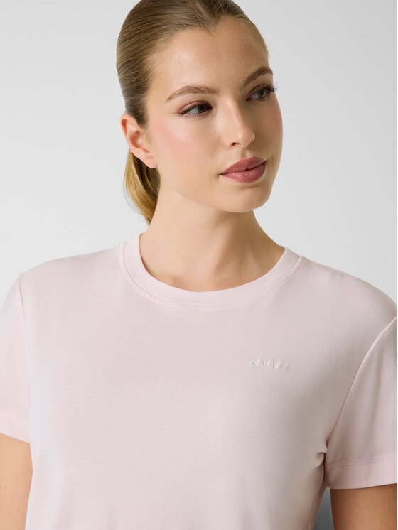 Guess Guess T-Shirt 181397 Růžová Classic Fit