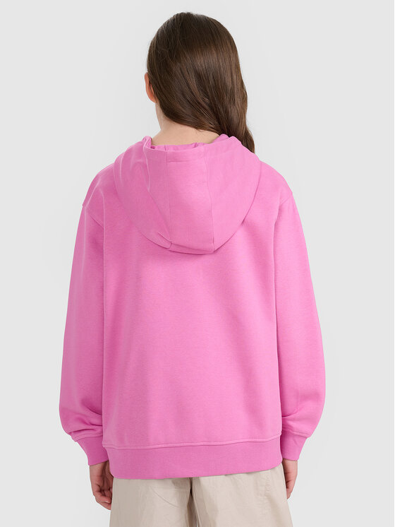 4F 4F Bluza BASIC+ Różowy Oversize