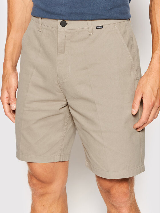 Hurley Hurley Kratke hlače Pleasure Point MWS0007090 Bež Regular Fit