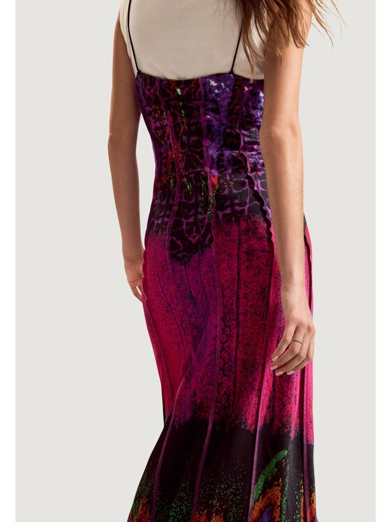 Desigual Desigual Sukienka codzienna VEST_ALAS_LACROIX Różowy Casual Fit