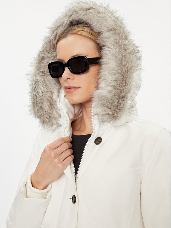 Tommy Hilfiger Tommy Hilfiger Parka WW0WW39864 Εκρού Regular Fit
