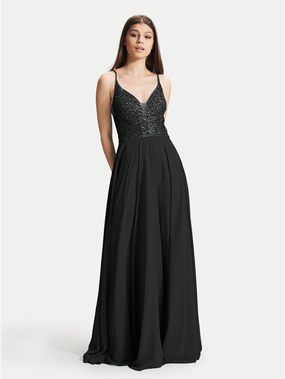 Hey Kyla Hey Kyla Večernja haljina 5AC105HK Crna Regular Fit