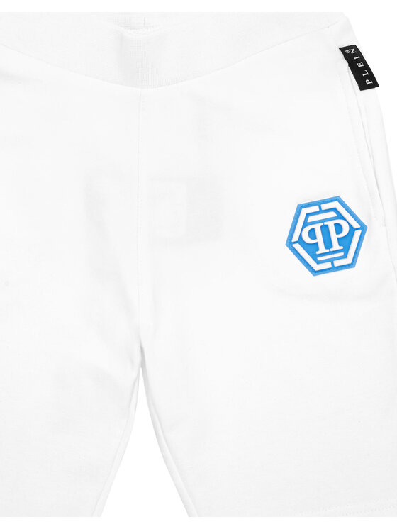 PHILIPP PLEIN PHILIPP PLEIN Pantaloncini 28205 Bianco Jogger Fit