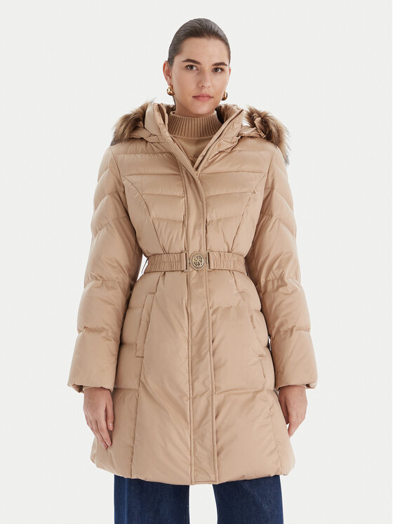 Guess Guess Vatovaná bunda W5BL30 W2802 Béžová Regular Fit