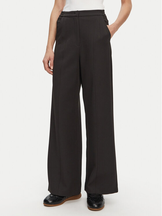 Patrizia Pepe Patrizia Pepe Pantaloni din material 8P0696 A375 K103 Negru Regular Fit