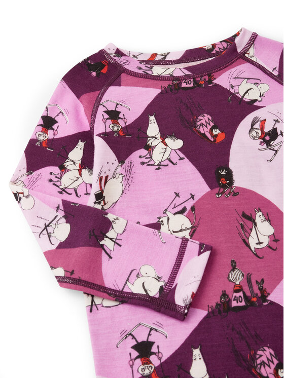 Reima Reima Set di biancheria intima termica Moomin Trivsam 5200021B Rosa