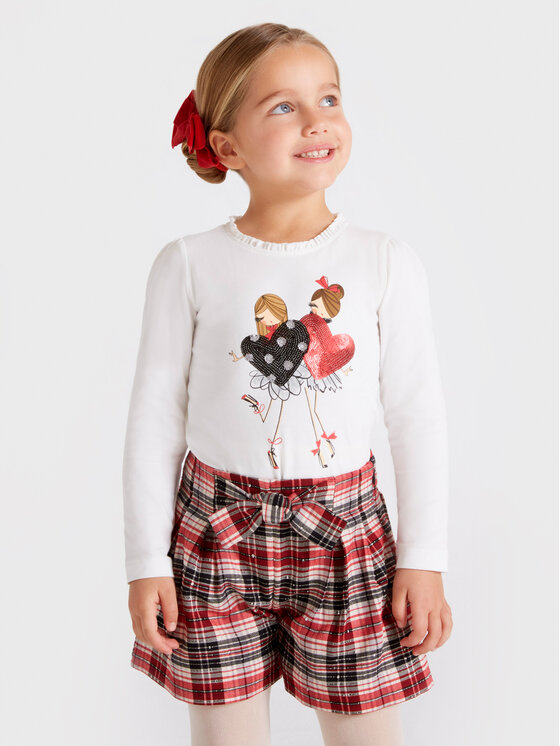 Mayoral Mayoral Шорти з тканини 4210 Бордовий Regular Fit